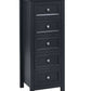 Maine 5 Drawer Tall Chest - Anthracite