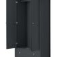 Maine 2 Door Combination Wardrobe - Anthracite