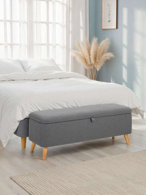 Astrid Blanket Box - Grey