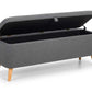 Astrid Blanket Box - Grey