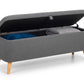 Astrid Blanket Box - Grey