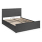 Maine Ottoman Storage 135cm Double Bed - Anthracite