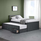Maisie Bed With Underbed And Drawers Anthracite