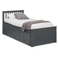 Maisie Bed With Underbed And Drawers Anthracite