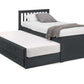 Maisie Bed With Underbed And Drawers Anthracite