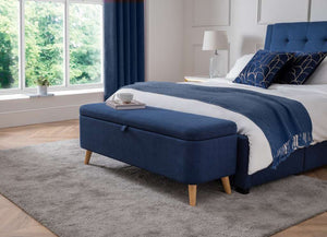 Astrid Blanket Box - Blue