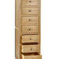 Mallory 7 Drawer Narrow Chest