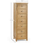 Mallory 7 Drawer Narrow Chest