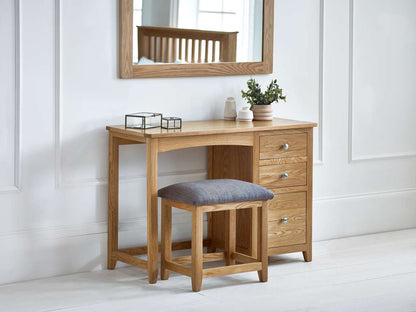 Mallory Single Dressing Table and Stool