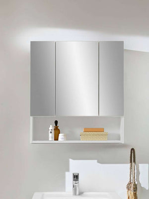 Mandy 3 Door Mirrored Cabinet