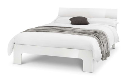 Manhattan 135cm Double Bed - White