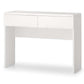 Manhattan Dressing Table With 2 Drawers - White