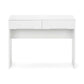 Manhattan Dressing Table With 2 Drawers - White