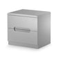 Manhattan 2 Drawer Bedside - Grey