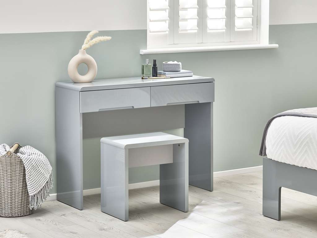 Manhattan Dressing Stool - Grey