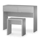 Manhattan Dressing Stool - Grey