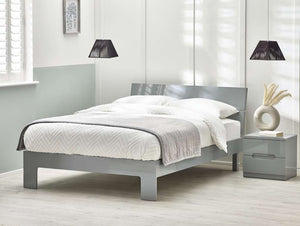 Manhattan Bed 135Cm - Grey