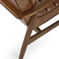 Marshall Accent Chair - Brown Faux Leather