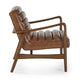 Marshall Accent Chair - Brown Faux Leather