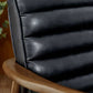 Marshall 2 Seater Sofa - Black Faux Leather