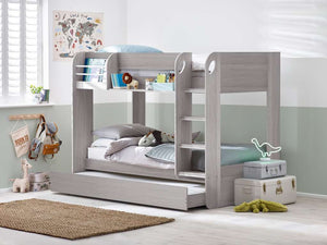 Mars Bunk & Underbed - Grey Oak