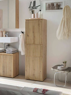 Austin 2 Door & 1 Drawer Narrow Cabinet