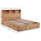 Bali Ottoman Storage 135cm Double Bed - Light Oak
