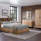 Bali Ottoman Storage 135cm Double Bed - Light Oak
