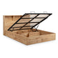 Bali Ottoman Storage 135cm Double Bed - Light Oak