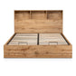 Bali Ottoman Storage 135cm Double Bed - Light Oak