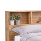 Bali Ottoman Storage 135cm Double Bed - Light Oak
