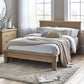 Memphis Limed Oak 135cm Double Bed