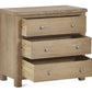 Memphis Limed Oak 3 Drawer Chest