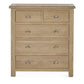 Memphis Limed Oak 3 + 2 Drawer Chest