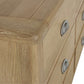 Memphis Limed Oak 6 Drawer Wide Chest
