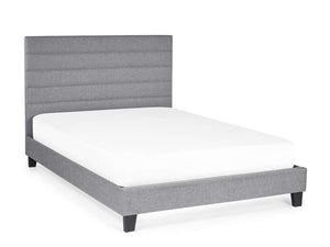 Merida 150cm King Bed - Grey