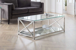 Miami Coffee Table - Silver