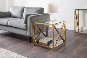 Miami Lamp Table - Gold
