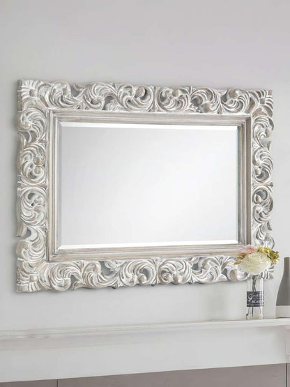 Baroque Distressed Wall Mirror