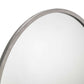 Octave Round Pewter Wall Mirror