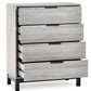 Bali 4 Drawer Chest - Grey Oak