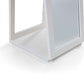 Fresco White Storage Mirror