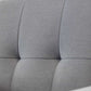 Monza 3 Seater Compact Retro Sofa - Grey