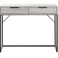 Bali 2 Drawer Dressing Table/Desk - Grey Oak