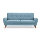 Monza 3 Seater Compact Retro Sofa - Blue