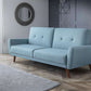 Monza Fabric Sofa Bed - Blue