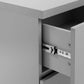 Monaco 2 Drw Bedside - Grey Gloss