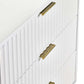 Murano 3 Drawer Chest - Matt White