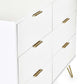 Murano 6 Drawer Chest - Matt White
