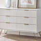 Murano 6 Drawer Chest - Matt White